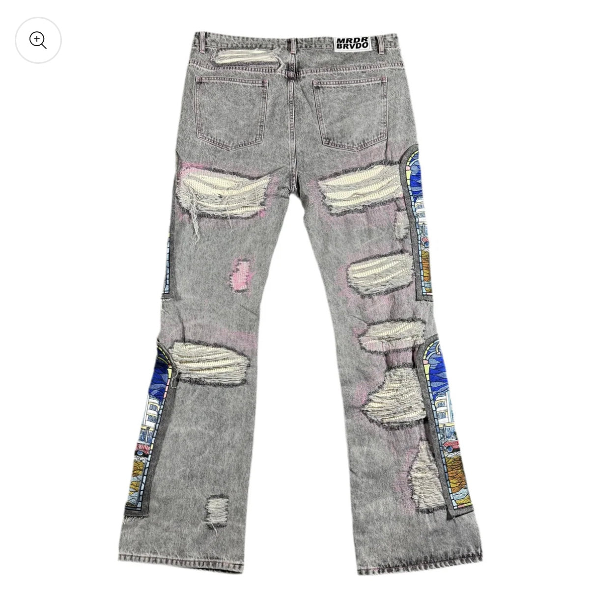 Who Decides War x POTN Stained Glass Jeans