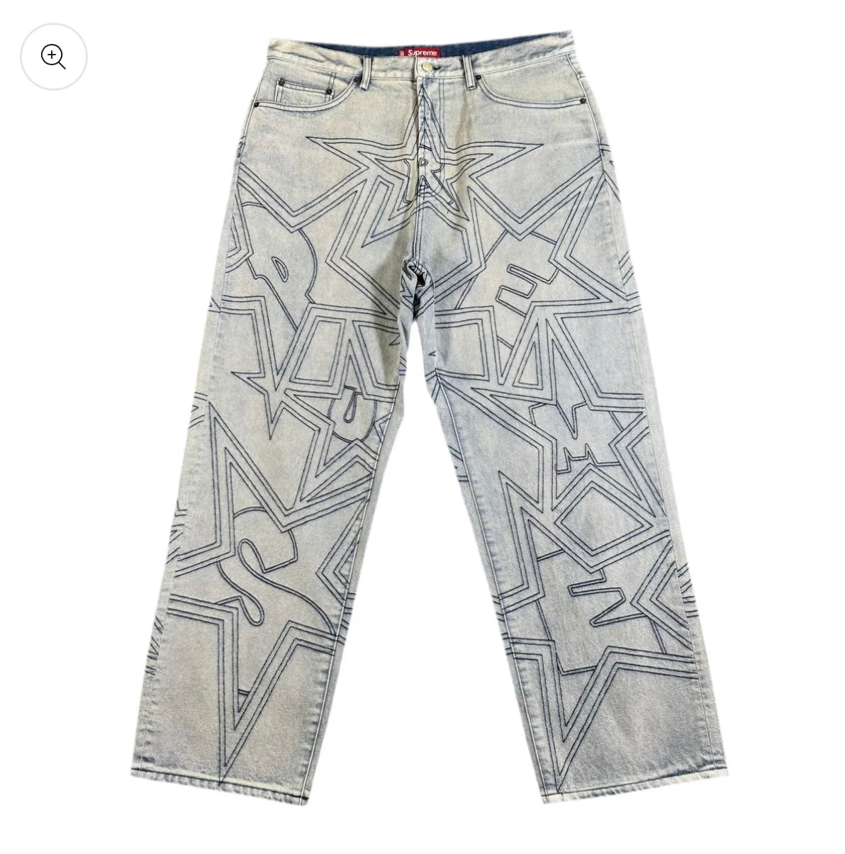 Supreme Stars Topstitch Jeans