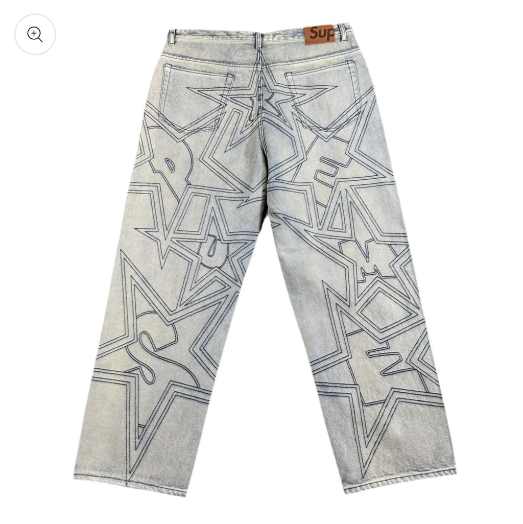 Supreme Stars Topstitch Jeans