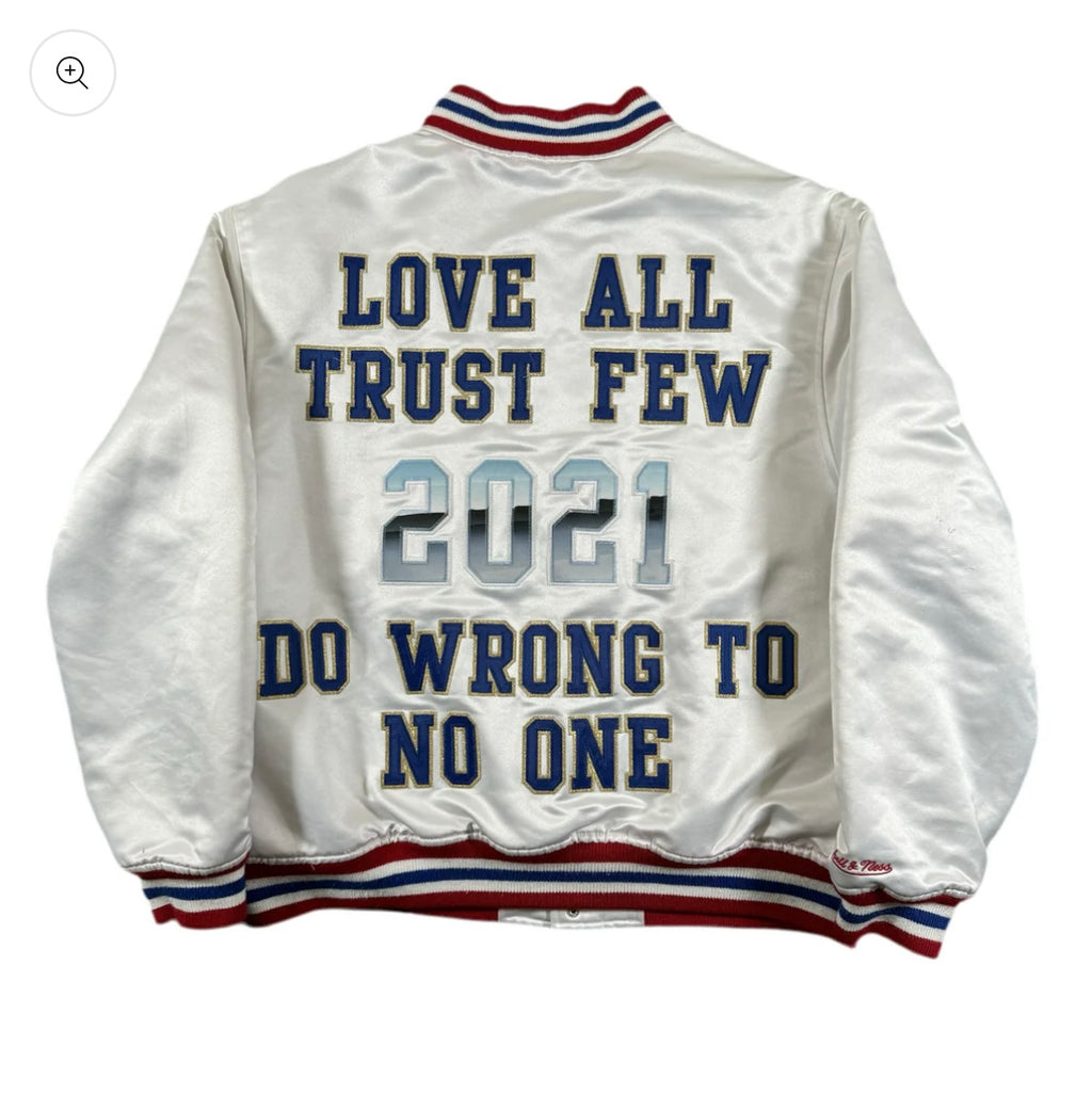 Supreme x Mitchell & Ness Satin Varsity Jacket