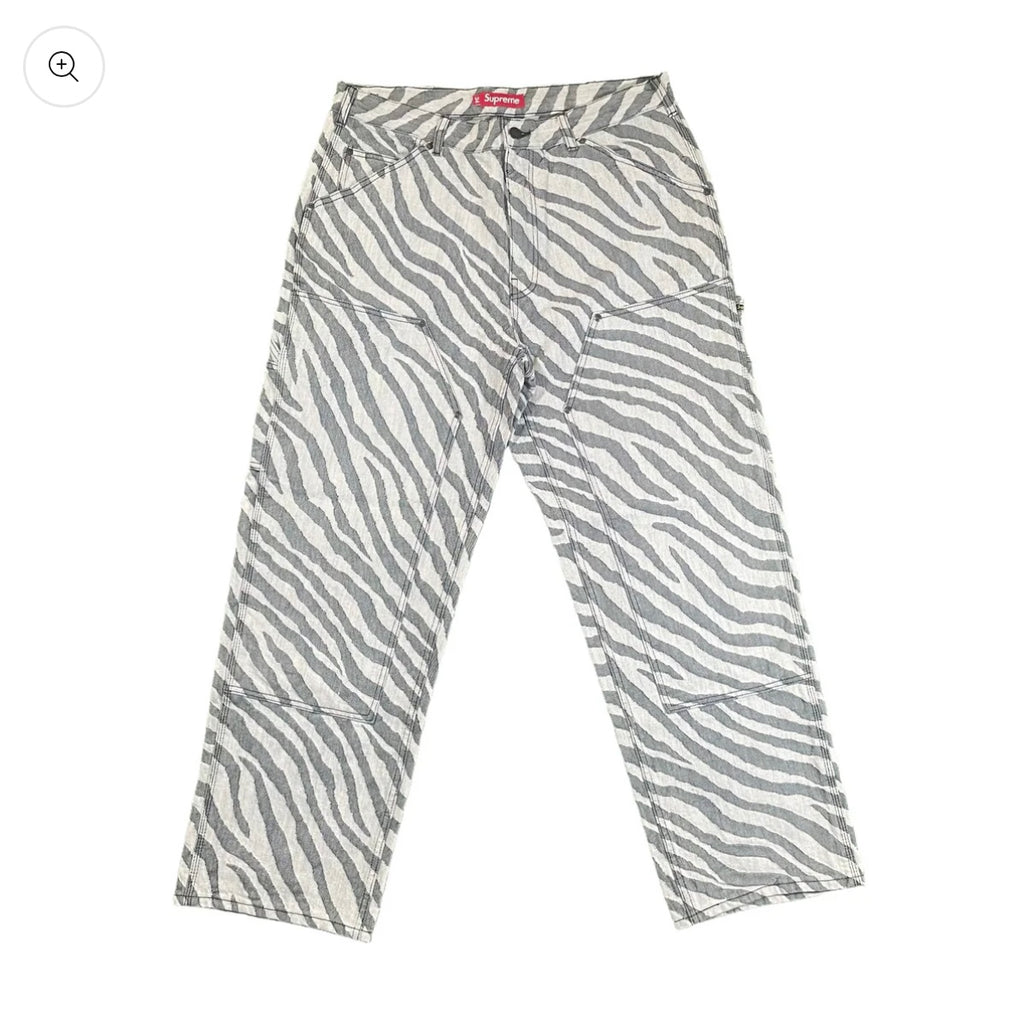 Supreme Zebra Double Knee Painter Pants