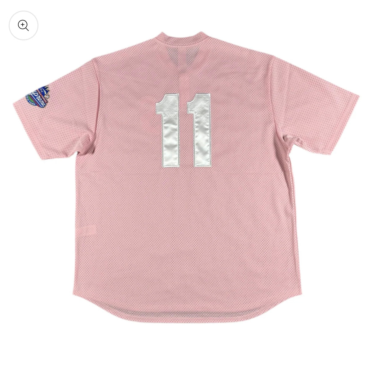 Supreme S Logo Baseball Henley (pink)
