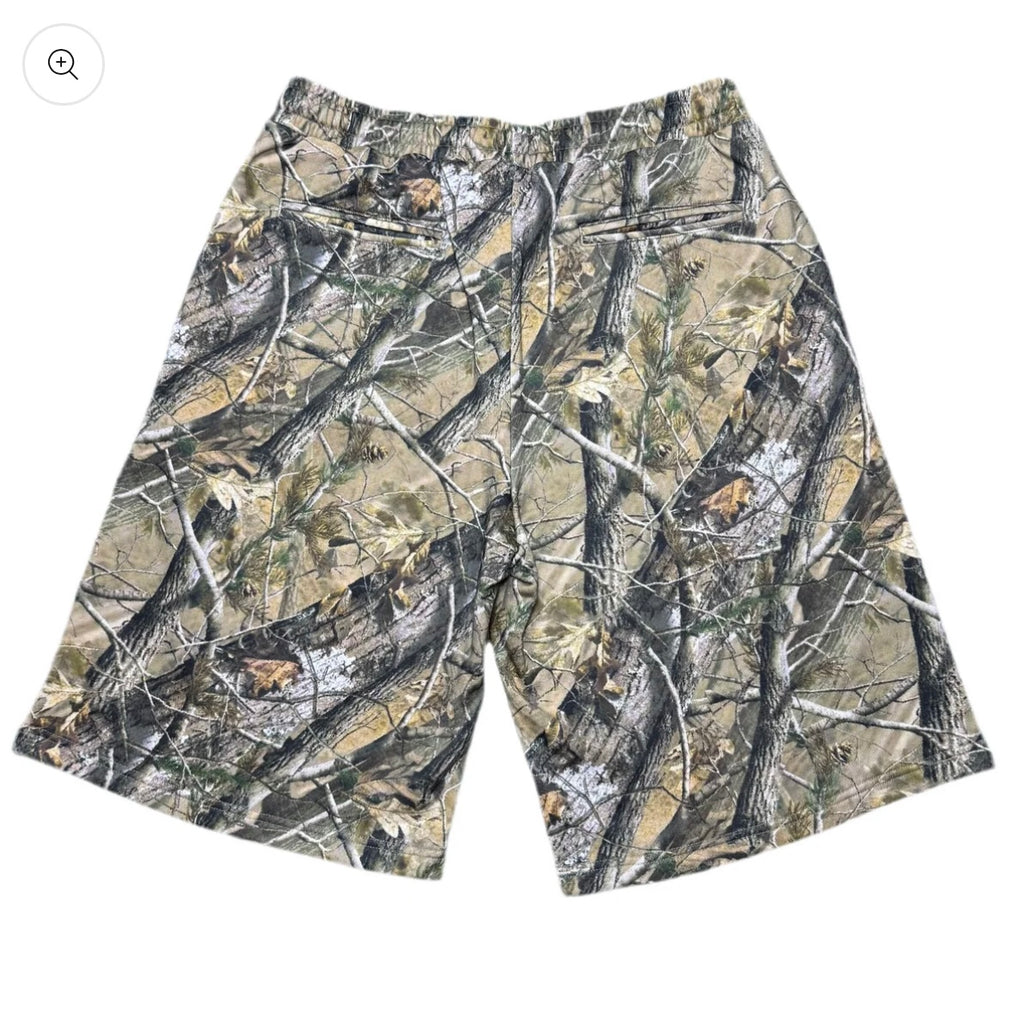 Azva Ghillie Camo Sweat Shorts