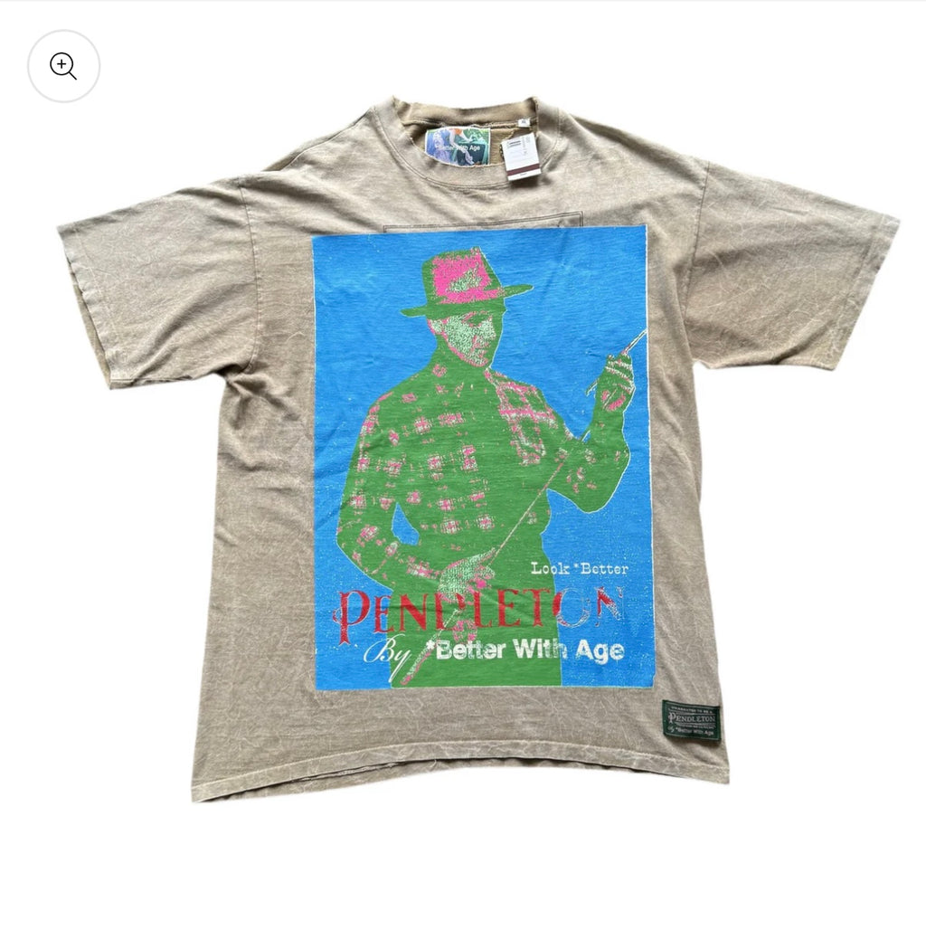 Better With Age Novel Pendleton Tee