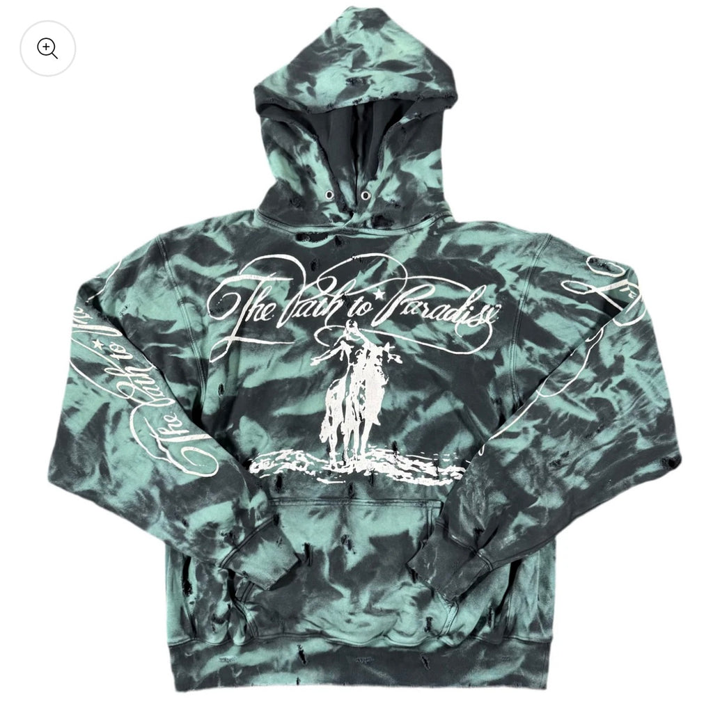 Hellstar Green Marble Hoodie