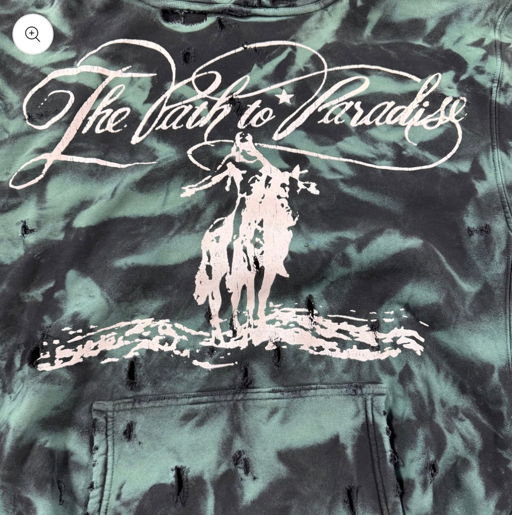 Hellstar Green Marble Hoodie