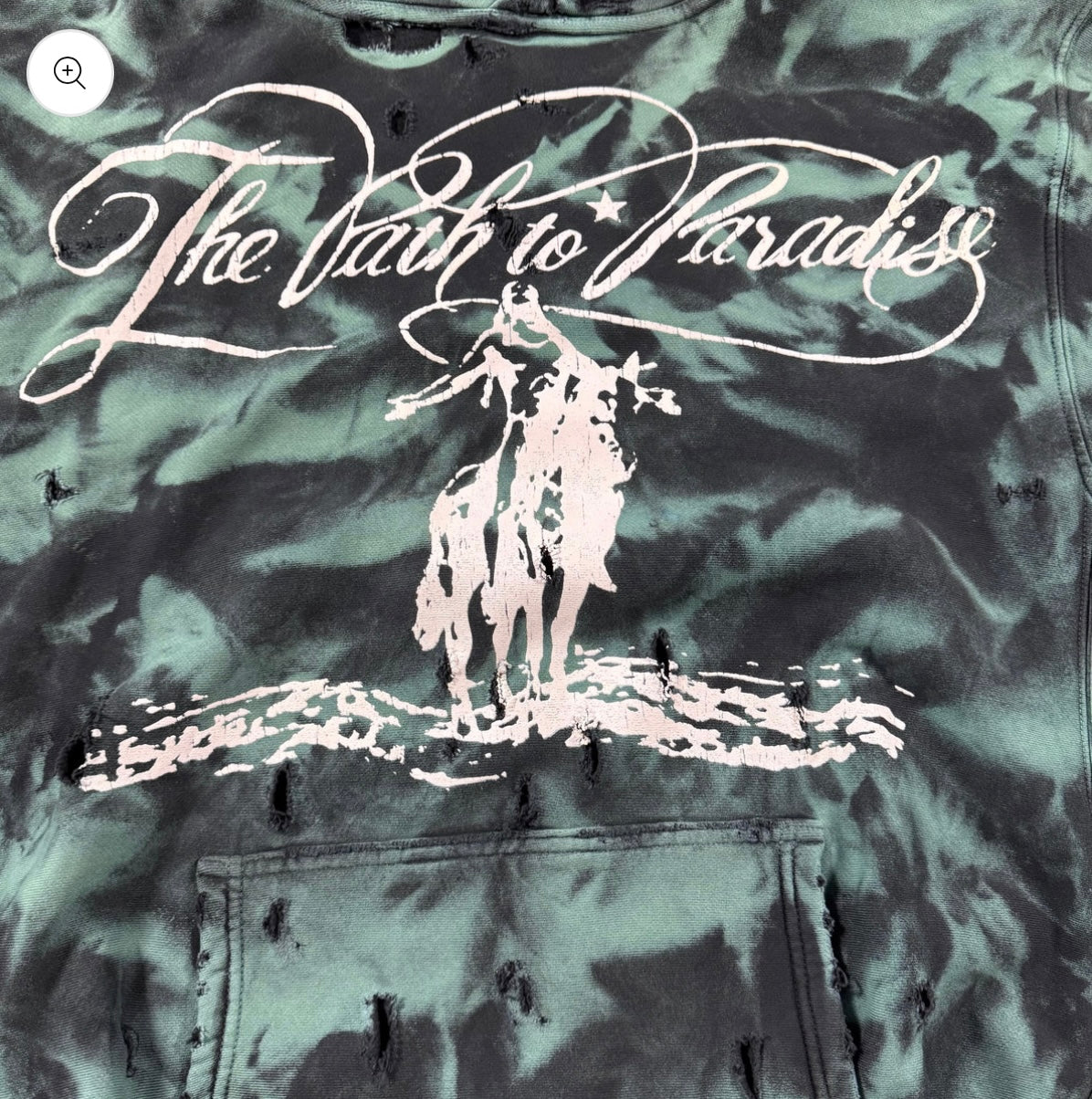 Hellstar Green Marble Hoodie