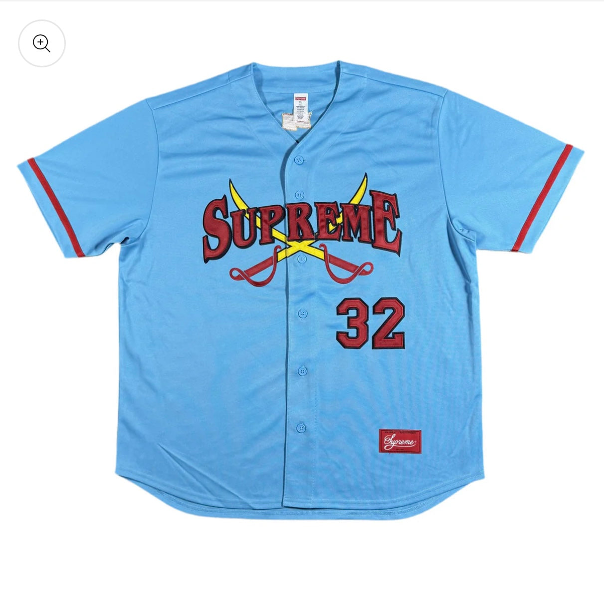 Supreme Swords Baseball Jersey