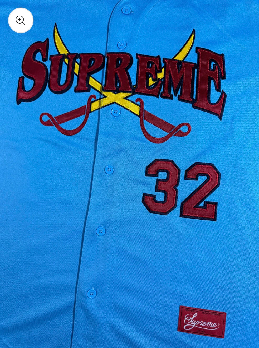 Supreme Swords Baseball Jersey
