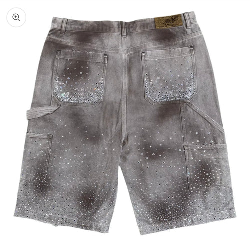 Birth Of Royal Child Redial 20k Diamond Shorts in Washed Brown