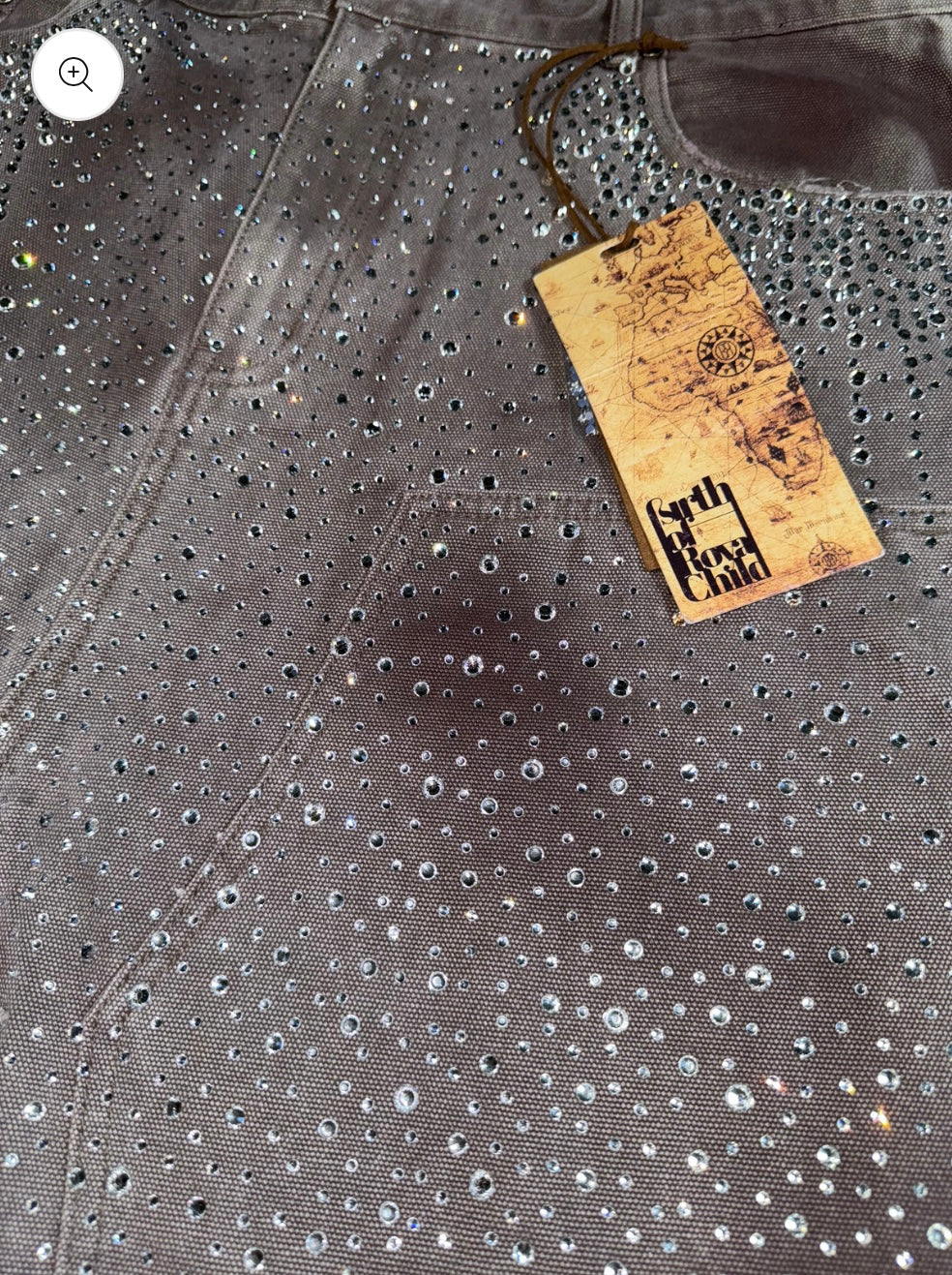 Birth Of Royal Child Redial 20k Diamond Shorts in Washed Brown