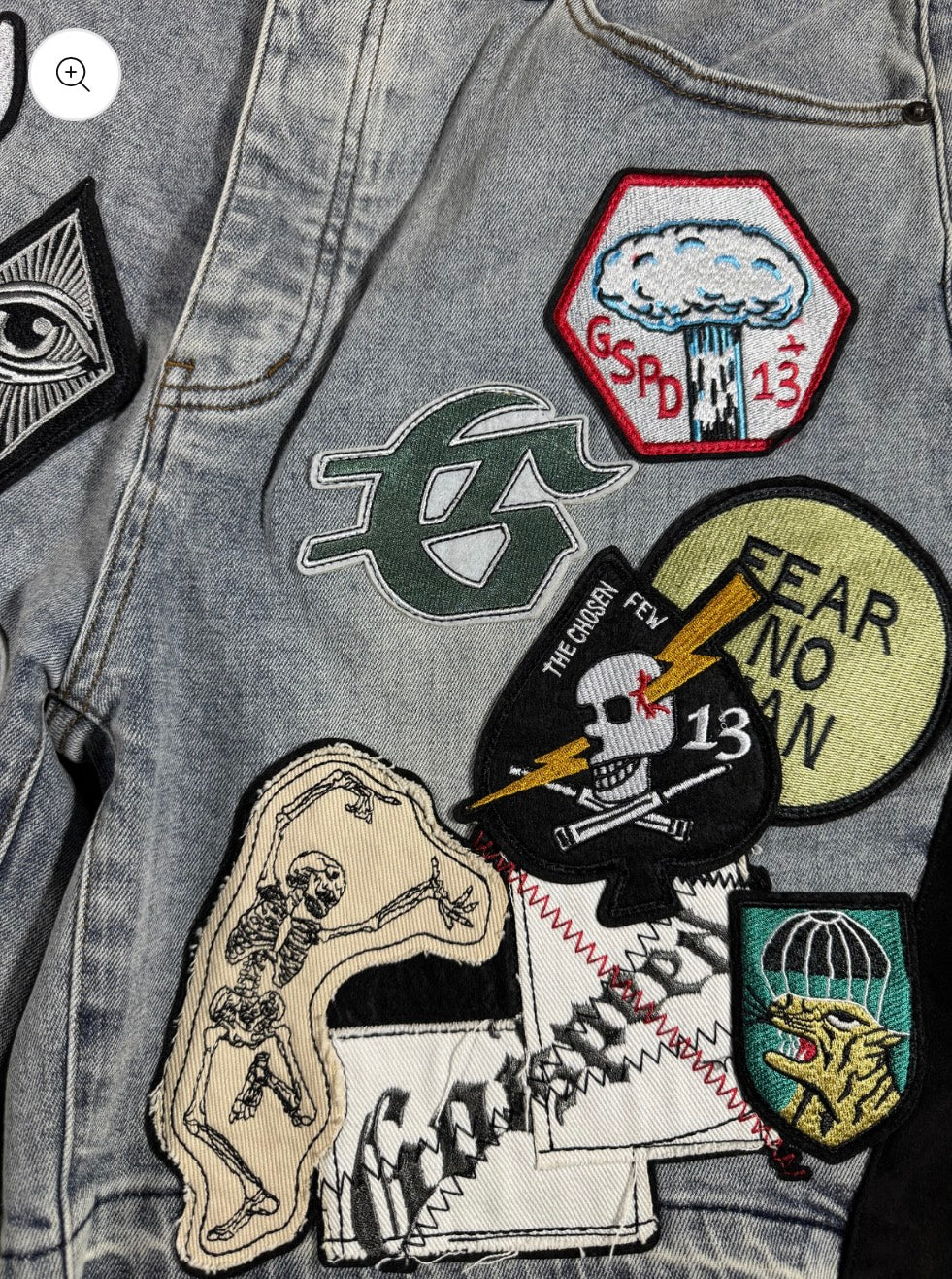 Godspeed Patchwork Denim Shorts V2