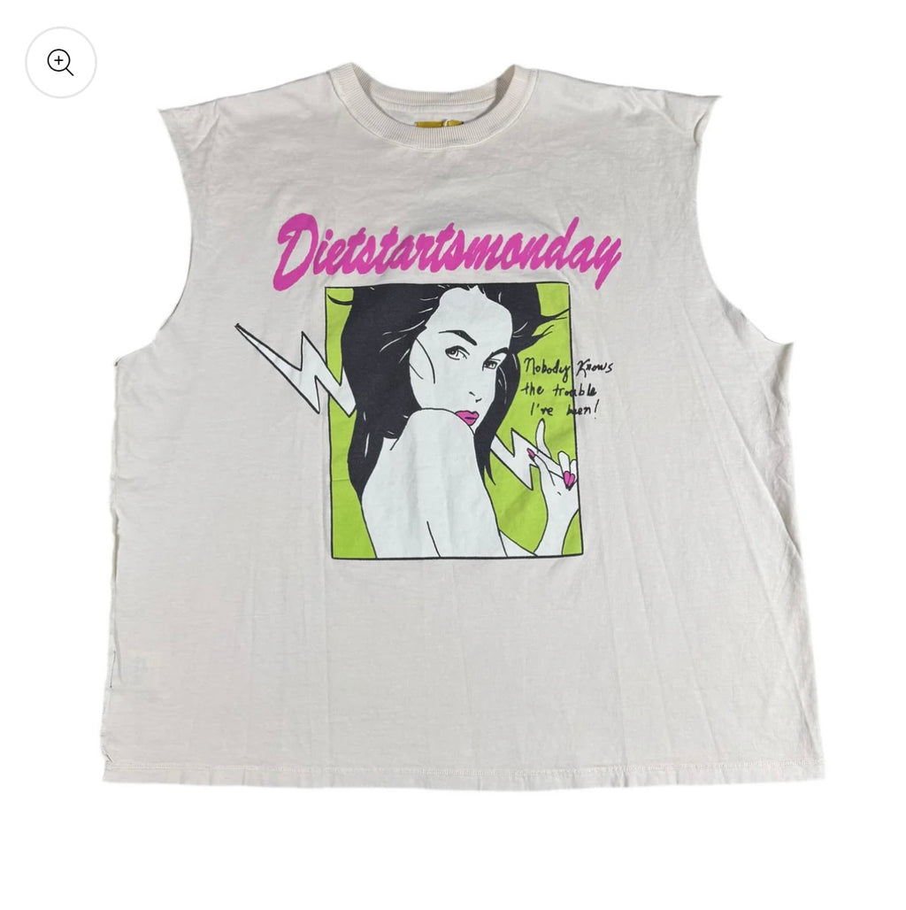 Diet Starts Monday Trouble Cut Off