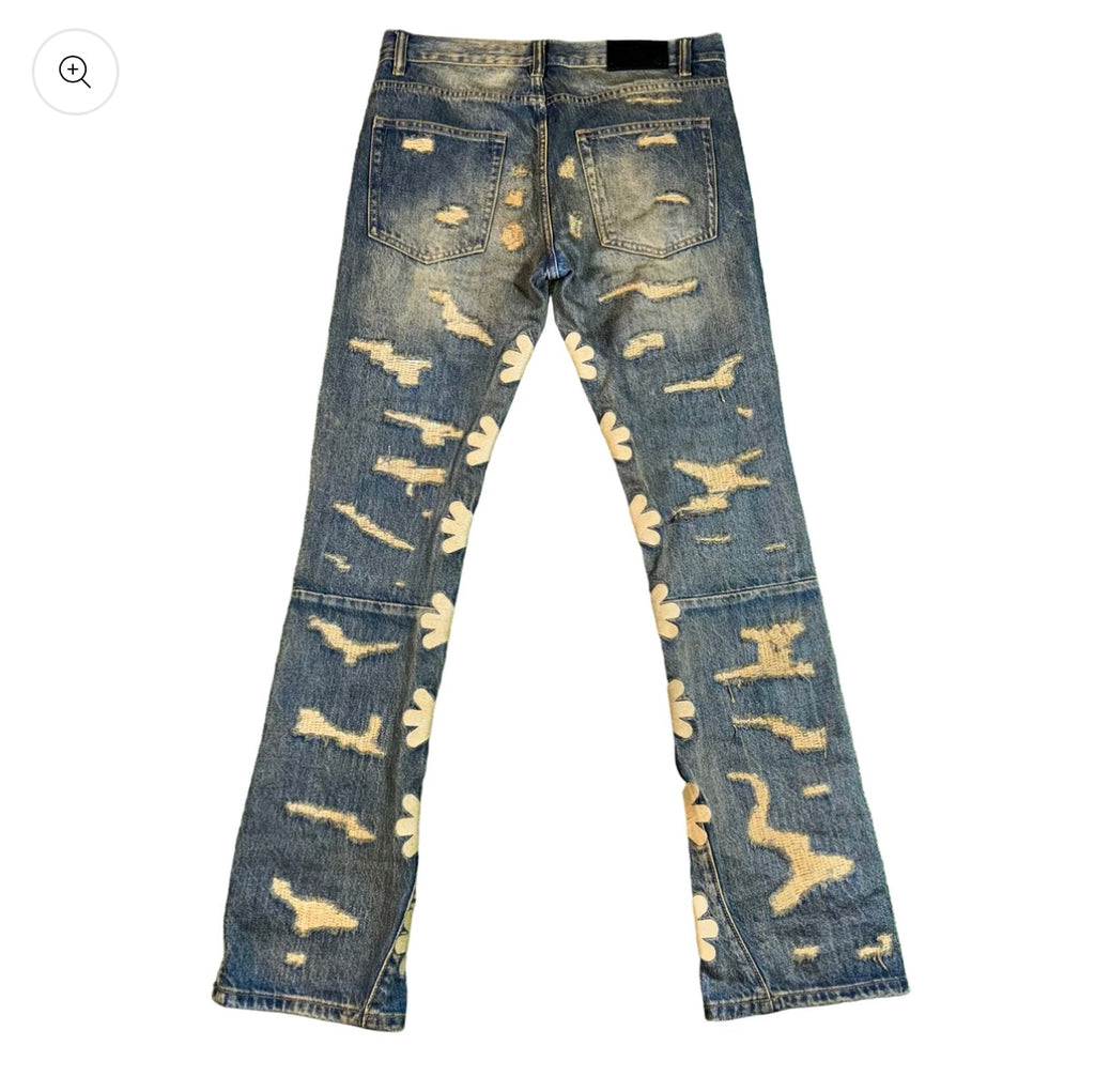 LostShdws Dstry Denim Jeans (Bone)