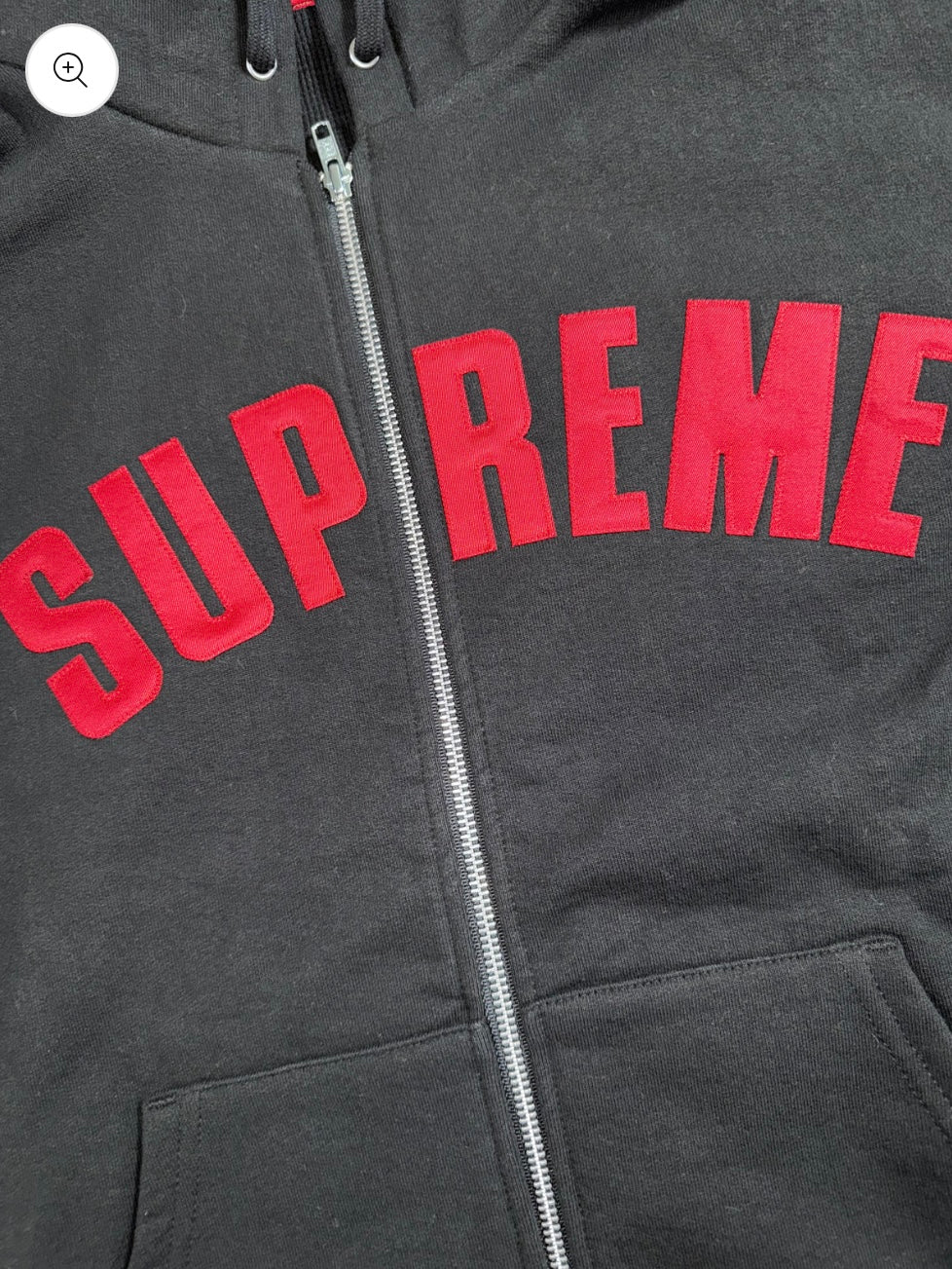 Supreme Arc Thermal Lined Zip Up Hooded Sweatshirt